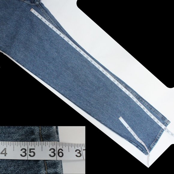 Wrangler Five Star Premium Denim Regular Fit Straight Leg Blue Jeans 34 x 36 NWT - Picture 5 of 16